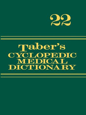 cover image of Taber's Cyclopedic Medical Dictionary